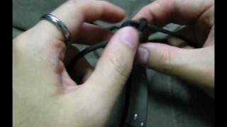 How to tie a square sinnet lanyard [upl. by Akoyn323]