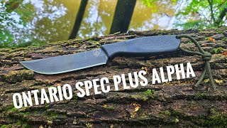 Ontario Spec Plus Alpha Combat Knife [upl. by Lipkin]