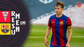 RESUMEN EC Granollers vs FC Barcelona Juvenil A U19 2024 [upl. by Anires]