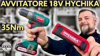 WOW Hychika trapano avvitatore 18V Molto potente Anche sul cemento legno e metallo Ricaricabile [upl. by Adnwahs969]