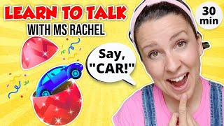 Learning with Ms Rachel  Learn Words and Colors for Toddlers  Educational Kids Videos  Animals [upl. by Oremodlab]