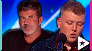 Nervous Singer Proves Simon WRONG and Gets A GOLDEN BUZZER on Britains Got Talent [upl. by Aizat]