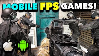 TOP 10 MOBILE FPS GAMES WORTH PLAYING IN 2024 [upl. by Gaynor226]