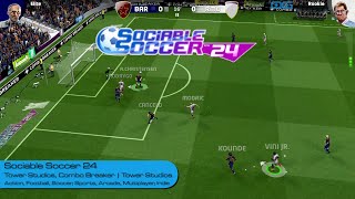 Sociable Soccer 24 Scoring with Style  The Ultimate Arcade Football Experience Gameplay [upl. by Edithe]