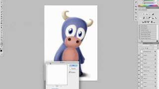 Speed Painting  Baby Bull Cartoon [upl. by Llehsem428]