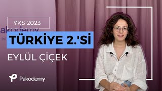 YKS2023 Türkiye 2si Eylül Çiçek sınava nasıl hazırlandı yks2023 yks2024 yks tyt ayt [upl. by Strep]