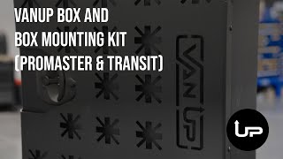 How to Install Razor Rack Box Mounting Kit amp VanUp Box Promaster amp Transit  Installation [upl. by Ilajna]