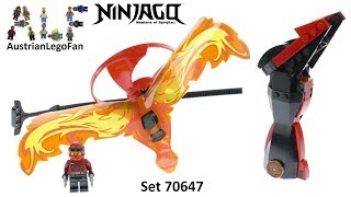 Lego Ninjago 70647 Kai  Dragon Master  Lego Speed Build Review [upl. by Clarisa708]