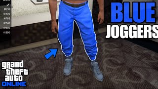 UPDATED HOW TO GET BLUE JOGGERS IN GTA 5 ONLINE AFTER PATCH 167 SUPER EASY [upl. by Ethelinda]