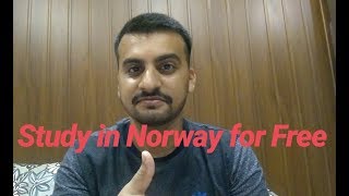 Study In Norway Europe Free For Indians [upl. by Enelrac97]