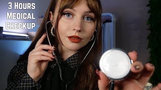 ASMR 3 HOURS Medical Check Up Compilation Close up Medical Personal Attention [upl. by Charlie993]