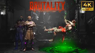 MK1 All 8 Noob Saibot Brutalities Premium Unlocks  Mortal Kombat 1 Khaos Reigns DLC [upl. by Anomar580]