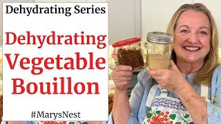 Dehydrating Homemade Vegetable Bouillon  FOOD DEHYDRATING 101 [upl. by Astrea]