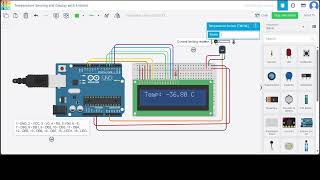 Temperature Sensing and Display with Arduino [upl. by Alysia]