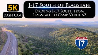 Lets Drive South on Interstate 17 from Flagstaff through the Coconino National Forest 5K ULTRA HD [upl. by Mario]