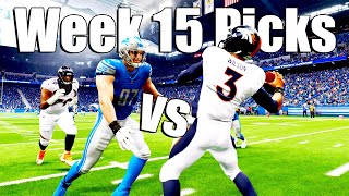 Predicting a Winner for ALL 16 Games of Week 15  NFL Week 15 Game Picks [upl. by Retsila855]