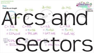 Arc Length and Area of a Sector  Formulas  Sample Problems  Trigonometry  PreCalculus [upl. by Olleina756]