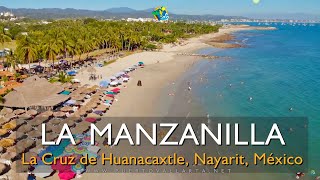 Paseo por Playa La Manzanilla La Manzanilla Beach La Cruz de Huanacaxtle Nayarit Mexico [upl. by Fancie393]