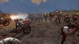 6000 Skeletons vs 35 Helblaster Volley Guns Total War Warhammer [upl. by Charlie]