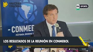 Alejandro Domínguez quotEl partido se va a jugar fuera del territorio argentinoquot [upl. by Arta]