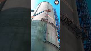 Silo in plant silo civilenginer civilengineering construction engineer construction ytshorts [upl. by Suiravaj]