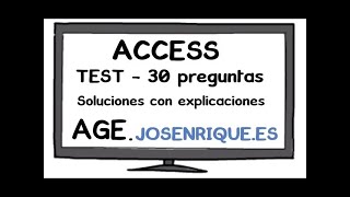 Test Office 【ACCESS】 Oposiciones AGE [upl. by Anivas]