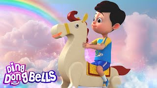 लकड़ी की काठी  Lakdi ki kathi v2  Popular Hindi Children Songs Animated Songs by Ding Dong Bells [upl. by Jacinda]