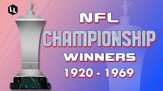 NFL All Championship Winners 19201969 [upl. by Narok19]