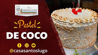 RECETA PASTEL DE COCO [upl. by Ahseral]