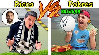 O MENINO POBRE GANHOU A BOLA DO NEYMAR DE 500 REAIS  RICOS VS POBRES 81 [upl. by Arotahs883]