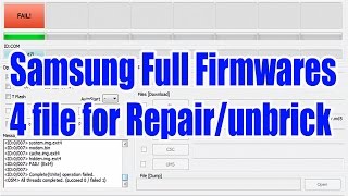 How to extract Samsung 4files firmware from one file firmware [upl. by Hardie337]