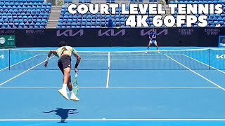 Felix AugerAliassime HIGH INTENSITY Practice With Gabriel Diallo 2023  Court Level 4K 60FPS [upl. by Airetnuhs892]