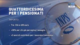 Inps quattordicesima per i pensionati Quali sono i requisiti necessari per ottenerla [upl. by Wilt]