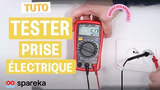 Comment tester une prise de courant avec un multimètre  astuce bricolage DIY [upl. by Ellirpa468]