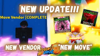 New Move Vendor Location And Move Showcase  Roblox Dragon Soul Update [upl. by Eilujna]