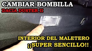 Cambiar Luz del Interior del Maletero de un Dacia Duster II Mantenimiento del Automóvil 417 [upl. by Hagi]