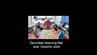 Cerritos College Study Abroad program in Taiwan ceramic and mat activity [upl. by Amej466]