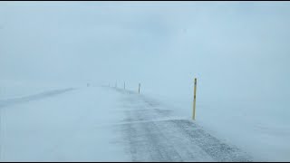 Various Road Conditions from Hólmavík to Heydalur  Westfjords of Iceland in April [upl. by Leanahtan]