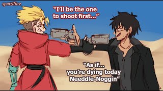 Vash Confession to Wolfwood Trigun Stampede Comics [upl. by Baggs]