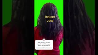 instant locs faux locs lock extensions micro locs starter locs inter locs [upl. by Acnayb373]