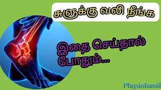 சுளுக்கு வலி சரியாக தீர்வுAnkle Sprain Explanation in TamilPhysioTamilDrSasiDurai [upl. by Lareena696]