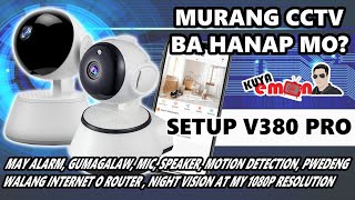 How to Setup V380 Pro Camera CCTV Tagalog [upl. by Arbmik292]