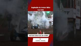 Explosão do trator Mito em Castro [upl. by Jamila988]