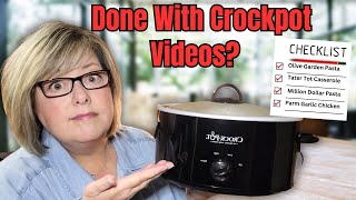 The ONLY CROCKPOT RECIPES Youll Ever Need Will This Be Your Last Slow Cooker Video [upl. by Puff]