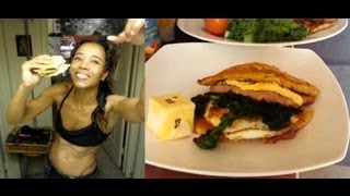 KETOGENIC DIET eggsausagebread McMuffin style breakfast by Stephanie Person [upl. by Ahsieka]