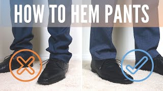 How To Hem Pants blind catch stitch  Paige Handmade [upl. by Ayatnwahs240]