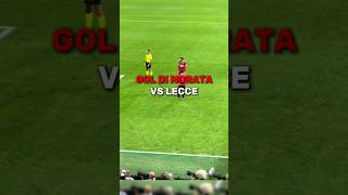 Gol di Morata vs Lecce 🇪🇸🔥 morata acmilan [upl. by Naedan]