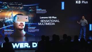 Lenovo K8 Plus Launch Event Highlights [upl. by Annaig]