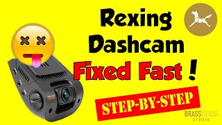 Rexing V1P dashcam turning on and off  FIXED [upl. by Nue]