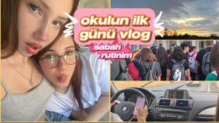 OKULUN İLK GÜNÜ VLOG SABAH RUTINIM Destina Kaya [upl. by Ethelyn]